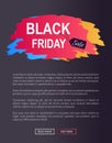 Black Friday Sale Prom Web Poster Advertising Info