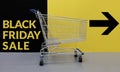 Black Friday with Sale Promotional Concept. Shopping Lifestyle.