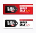 Black friday sale shopping tag cover and web banner design template. Use for poster, flyer, discount, shopping, promotion, advert