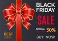 Black Friday Sale Special Offer 50 Percent Off Royalty Free Stock Photo