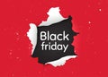 Black Friday Sale. Special offer price sign. Vector Royalty Free Stock Photo