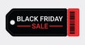 Black friday sale symbol or Black friday discount banner. Special offer sale tag discount, retail price sticker promotions sign. Royalty Free Stock Photo