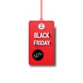 Black Friday Sale Tag Isolated Special Offer Icon Design Royalty Free Stock Photo