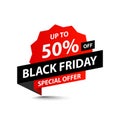 Black Friday Sale tag. Special offer, big sale, discount, best price, mega sale banner. Shop or online shopping. Sticker, badge,