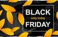 Black Friday sale. Template banner Royalty Free Stock Photo