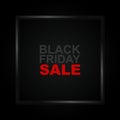 Black friday sale vector background