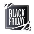 Black friday sale vector illustration. Royalty Free Stock Photo