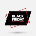 Black Friday sale vector illustration