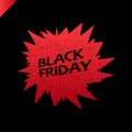 Black Friday Sale Vector Illustration for your design, poster or Royalty Free Stock Photo