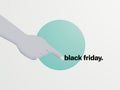 Black Friday sale vector website banner, original modern minimal design art style. Discounts, special offers promotion.