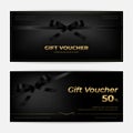 Black Friday Sales gift voucher or banner background Royalty Free Stock Photo