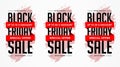 Black Friday Sales promotion vector concept design