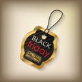 Black friday sales tag Royalty Free Stock Photo