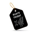 Black Friday sales tag