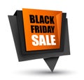 Black Friday sales tag. Royalty Free Stock Photo