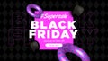 Black Friday Shop Now Supersale 2022 Modern Urban Banner Vector Background