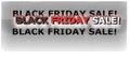 Black Friday shopping banner digital neon colored in red and white