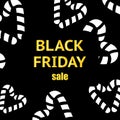 Black Friday shopping celebration, VIP sale concept. Beautiful vector Royalty Free Stock Photo