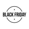 Black friday sign stamp Royalty Free Stock Photo