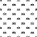 Black Friday signboard pattern, simple style Royalty Free Stock Photo