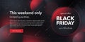 Black friday special offer template. Social media web banner for shopping, sale, product promotion. Background for website and Royalty Free Stock Photo