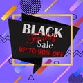 Black Friday. Special offers. Sale and Discount. Design template. Vector illustration. EPS 10