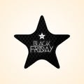 Black Friday Sticker Isolated On Background