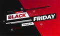 black friday super sale banner with abstract background design illustration Royalty Free Stock Photo