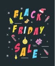 Black Friday Super Sale concept. Royalty Free Stock Photo