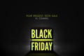 Black Friday tech sale vector banner template Royalty Free Stock Photo