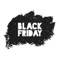 Black Friday textured Sale banner. vector, Design template for Black Friday sale banner.