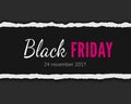 Black friday vector banner