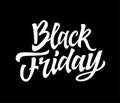 Black Friday - vector hand drawn brush lettering