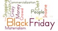 Black Friday Word Cloud Royalty Free Stock Photo