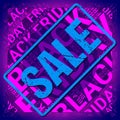 Black Friday Wordcloud. Text cloud. Typography concept. Vector illustration. Royalty Free Stock Photo