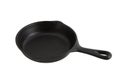 Black frying pan from cast iron