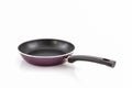 Black frying pan with handle . Royalty Free Stock Photo