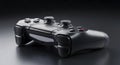 Black Gaming Controller on Dark Surface Royalty Free Stock Photo