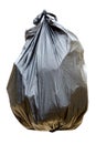 Black garbage bag