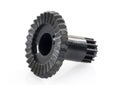 Black gear plastic wheel Royalty Free Stock Photo