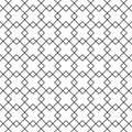 Black geometric seamless pattern on white background Royalty Free Stock Photo