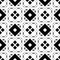 Black GEOMETRIC seamless pattern in white background Royalty Free Stock Photo