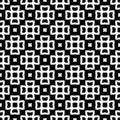 Black Geometric Seamless pattern in white background