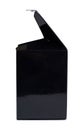 Black gift box isolated on white background Royalty Free Stock Photo