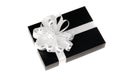 Black giftbox Royalty Free Stock Photo