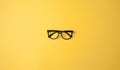 Black glasses frame Royalty Free Stock Photo