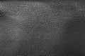 Black glossy natural leather texture background Royalty Free Stock Photo