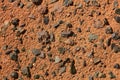 Black Gobi. Stony desert, black stones on the sand. Abstract natural background Royalty Free Stock Photo