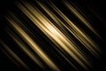 Black gold background with darker surface has a soft gradation with light technology diagonal gray and white lines beautiful.