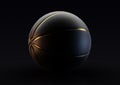 Black And Gold Basketball Concept